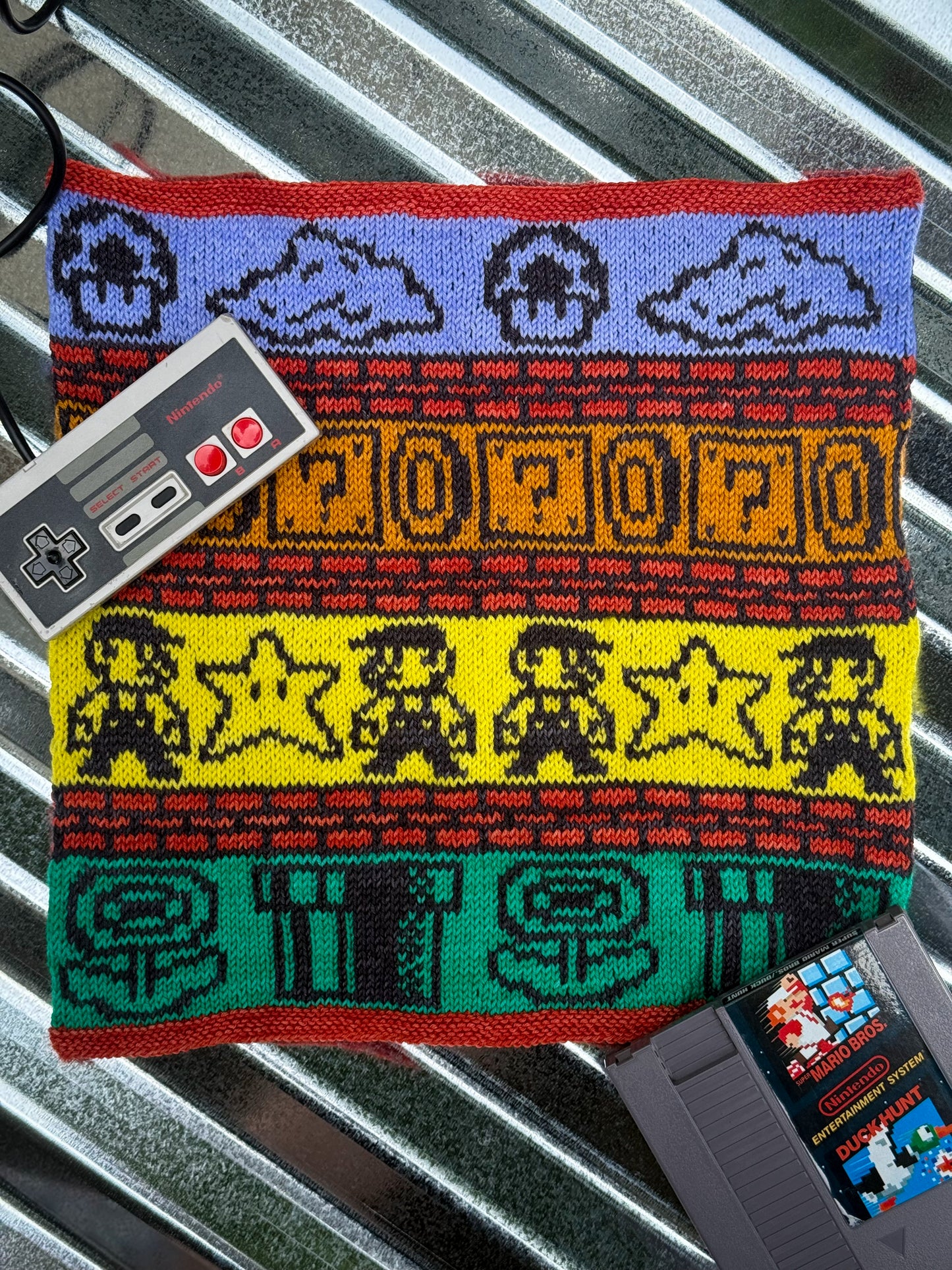 Video Game Cowl Yarn Bundle