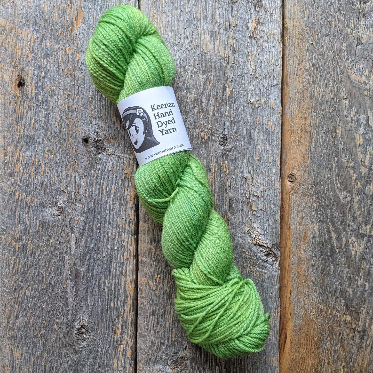 green BFL, bluefaced leicester, yarn, DK yarn, green yarn, superwash