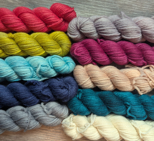 100% DK Wool Kits - Jewel Tones