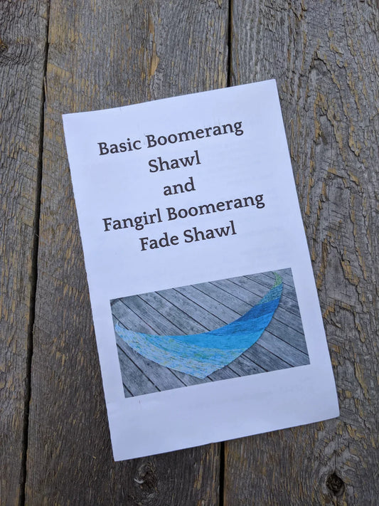 Fangirl Boomerang Fade Shawl Pattern