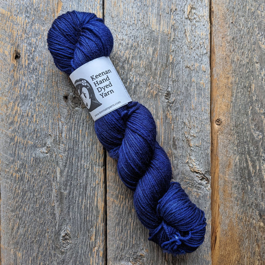 dark blue BFL, bluefaced leicester, yarn, DK yarn, dark blue yarn, superwash